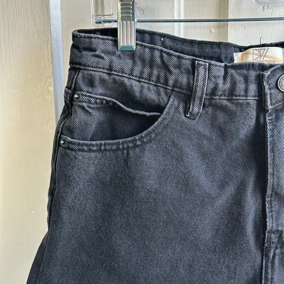 ASOS DTT High Waist Denim Shorts Black - Picture 3 of 6